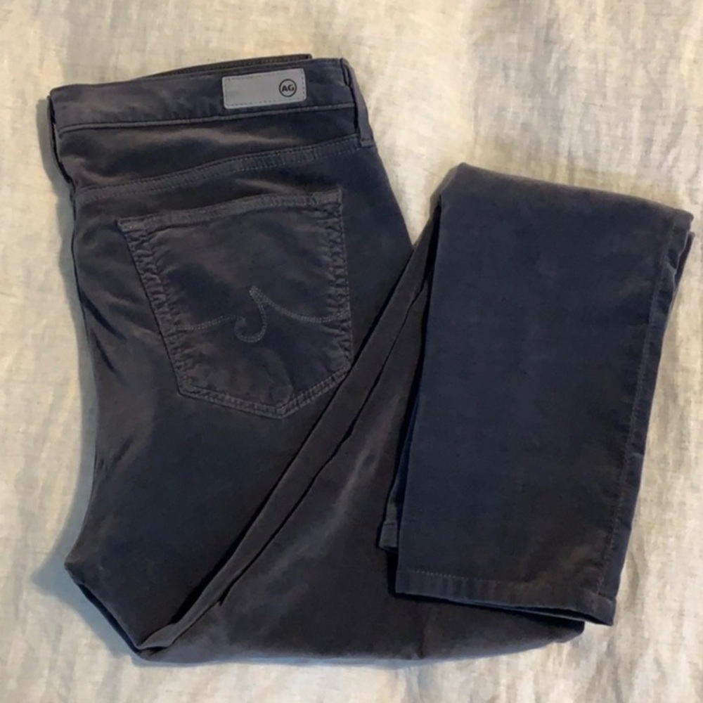 AG Grey Velvet jeans
